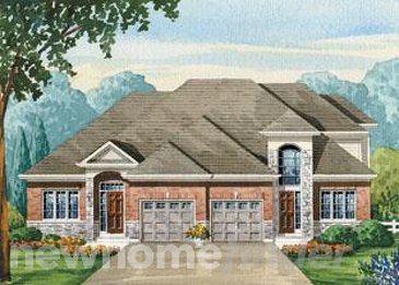 The Charlotte new home model plan at the The Villages of Sally Creek by Claysam Homes in Woodstock