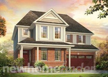 The Augusta new home model plan at the Plattsville Estates by Claysam Homes in Plattsville