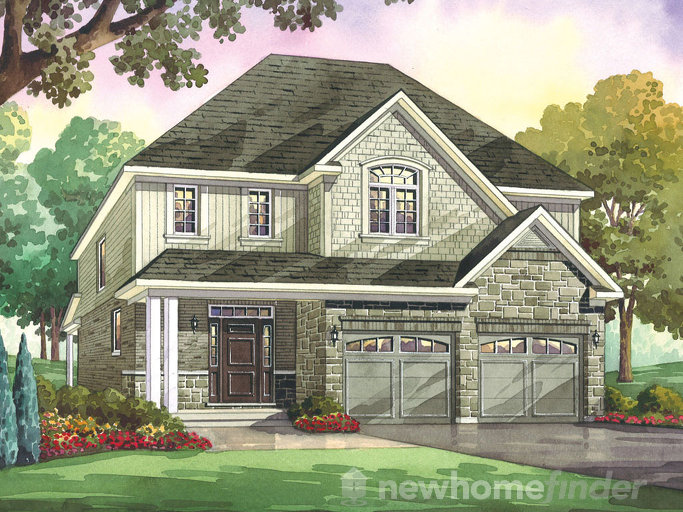 Pin Oak floor plan at Heritage Preserve by Kenmore Homes in Kitchener, Ontario