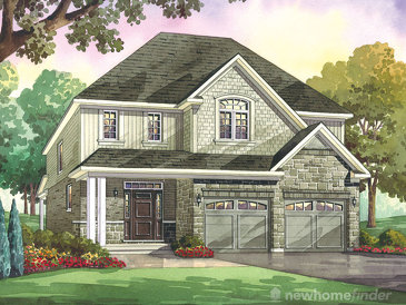 The Pin Oak new home model plan at the Heritage Preserve by Kenmore Homes in Kitchener