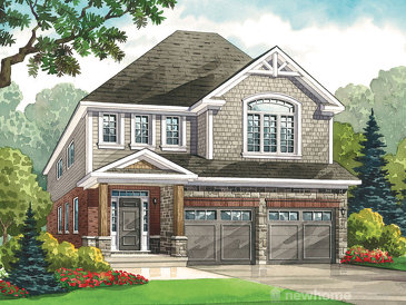 The Stone Pine new home model plan at the Heritage Preserve by Kenmore Homes in Kitchener