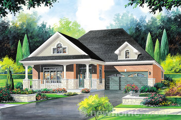 The Chilton Villa new home model plan at the Amber Meadows by Regal Homes in Strathroy