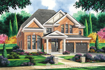 The Kingsley new home model plan at the Amber Meadows by Regal Homes in Strathroy