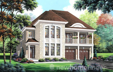 The Stonegate new home model plan at the Amber Meadows by Regal Homes in Strathroy