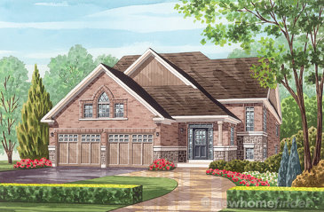 The Gould new home model plan at the Havelock Corners by Senator Homes in Woodstock