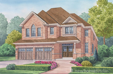 The Dolson new home model plan at the Havelock Corners by Senator Homes in Woodstock