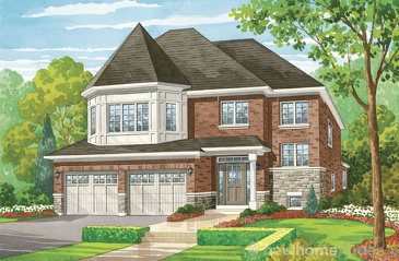 The McDonald new home model plan at the Havelock Corners by Senator Homes in Woodstock