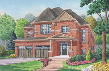 The Mayther new home model plan at the Havelock Corners by Senator Homes in Woodstock