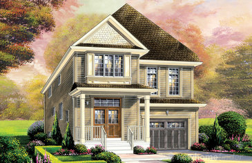 The Hampton new home model plan at the Wyndfield by Empire Communities in Brantford