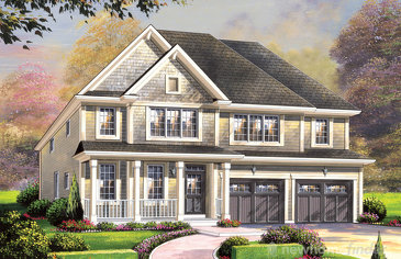 The Brunswick new home model plan at the Wyndfield by Empire Communities in Brantford