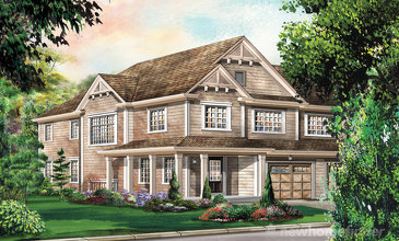 The Chelsea Corner new home model plan at the Avalon by Empire Communities in Caledonia