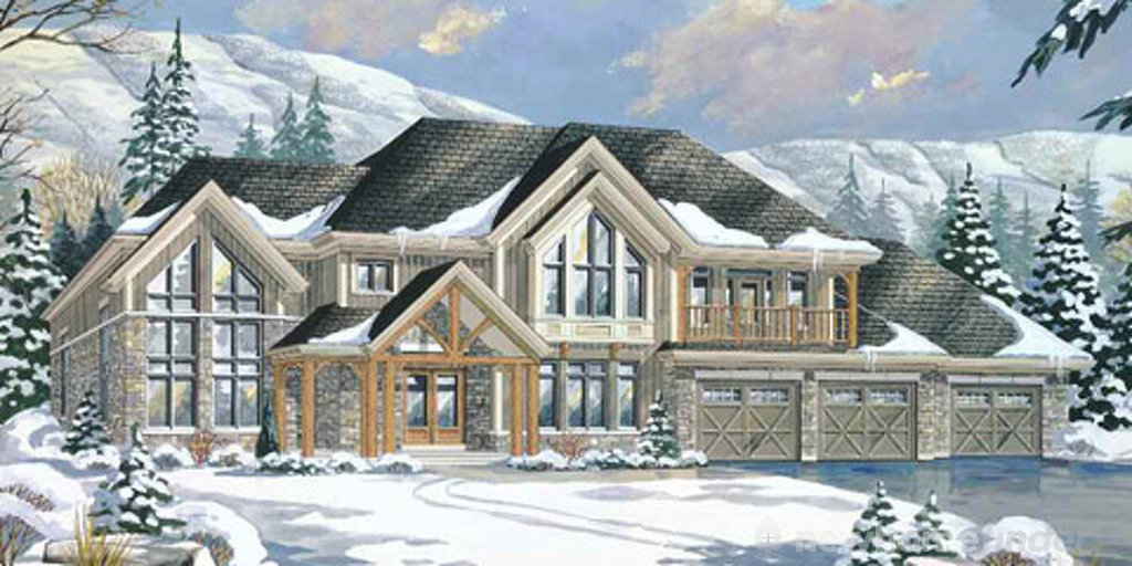 Bluenose floor plan at Windrose Estates by MacPherson Builders in Collingwood, Ontario