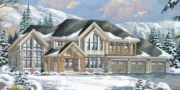 The Bluenose new home model plan at the Windrose Estates by MacPherson Builders in Collingwood