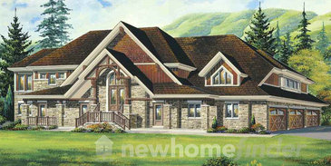 The Clermont new home model plan at the Windrose Estates by MacPherson Builders in Collingwood