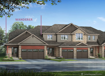 The Wanderer new home model plan at the Silver Glen Preserve by Reid's Heritage Homes in Collingwood