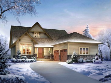 The Turnberry new home model plan at the Lora Bay by Reid's Heritage Homes in Thornbury