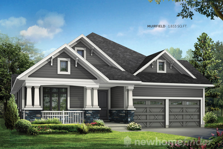 Muirfield floor plan at Trailwoods by Reid's Heritage Homes in Thornbury, Ontario