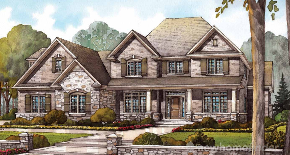 Kilbride floor plan at Audrey Meadows by Charleston Homes in Aberfoyle, Ontario