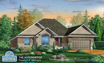 The Autumnedge new home model plan at the Elora Meadows by Carson Reid Homes in Elora