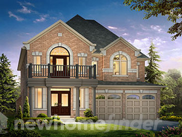 The Tanglewood new home model plan at the Hillsborough by Andrin Homes in  East Gwillimbury