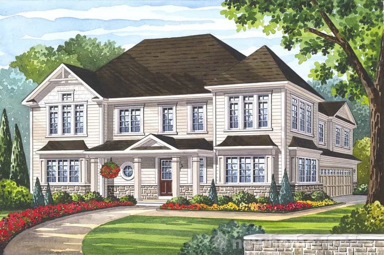 Glencairn floor plan at Grand River Woods by Fernbrook Homes in Cambridge, Ontario