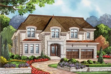 The Springwood new home model plan at the Royal Oakville Club by Fernbrook Homes in Oakville