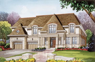 The Camp D'or new home model plan at the Royal Oakville Club by Fernbrook Homes in Oakville