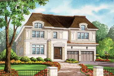 The Beechwood new home model plan at the Royal Oakville Club by Fernbrook Homes in Oakville