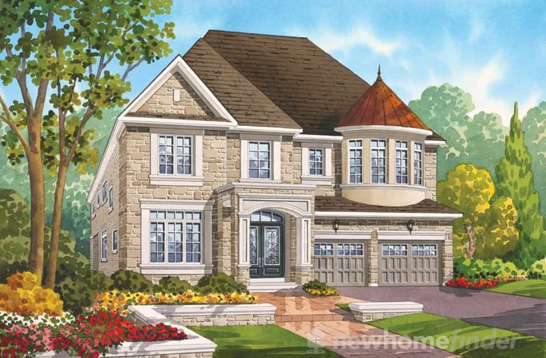 Medici floor plan at Seven Oaks by Fernbrook Homes in Oakville, Ontario