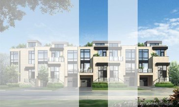 The Envision new home model plan at the Widdicombe & Eglinton by Fernbrook Homes in Toronto