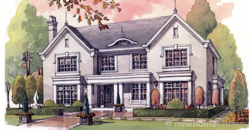Bramble floor plan at Coronation by Aberdeen Homes in Oakville, Ontario