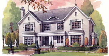 The Bramble new home model plan at the Coronation by Aberdeen Homes in Oakville