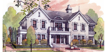 The Primrose new home model plan at the Coronation by Aberdeen Homes in Oakville