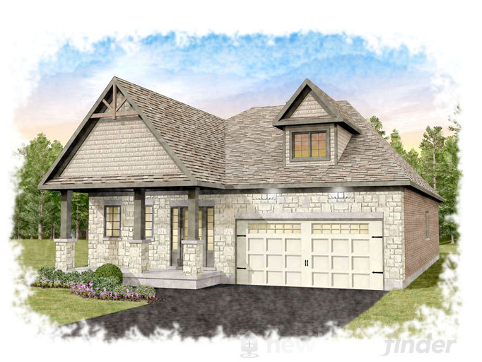 Cambrian floor plan at Heritage Lane by Granite Homes in Fergus, Ontario