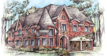 The Roundleaf new home model plan at the Silver by Aberdeen Homes in Mississauga