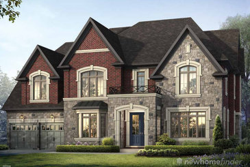 The Greenbriar new home model plan at the Vales of Humber by Queens Gate in Brampton