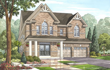 The Cambridge new home model plan at the Grand River Woods (Cr) by Crystal Homes in Cambridge