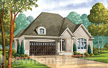 The Chateau Margaux new home model plan at the Four Mile Creek by Blythwood Homes in St. Davids