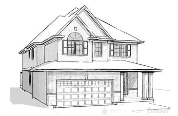 The Beech new home model plan at the Merritt Meadows by Rinaldi Homes in Thorold