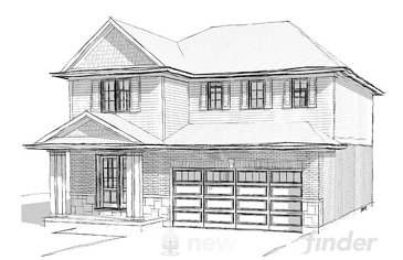 The Manchester new home model plan at the Merritt Meadows by Rinaldi Homes in Thorold