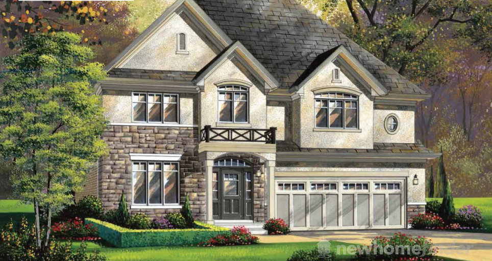 Corsica floor plan at The Woodlands by Losani Homes in Ancaster, Ontario