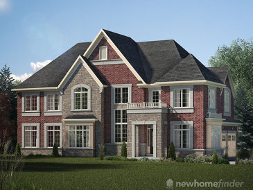 The Bradwell new home model plan at the Glenway (Lk) by Lakeview Homes in Newmarket
