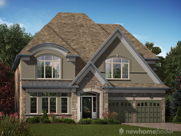 The Middleton new home model plan at the Glenway (Lk) by Lakeview Homes in Newmarket
