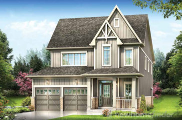 The Mara new home model plan at the Cachet Orangeville by Cachet Estate Homes in Orangeville