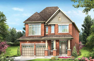 The Parsons new home model plan at the Cachet Orangeville by Cachet Estate Homes in Orangeville