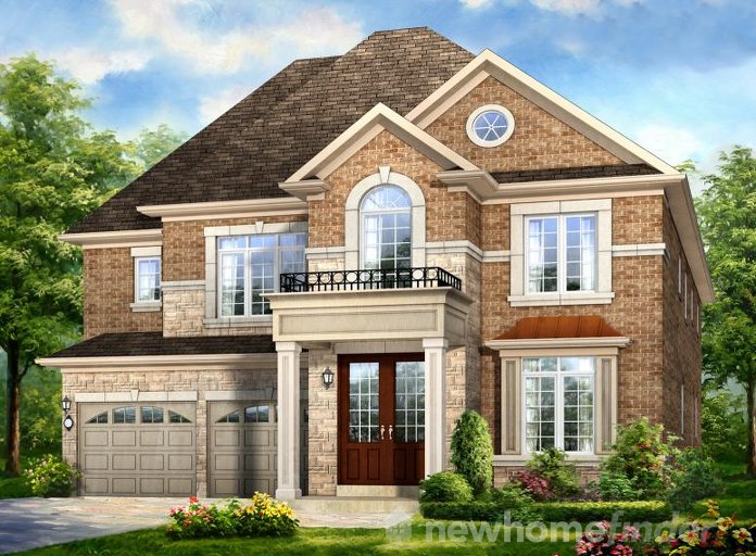 Treeline floor plan at Mount Pleasant (RH) by Rosehaven Homes in Brampton, Ontario