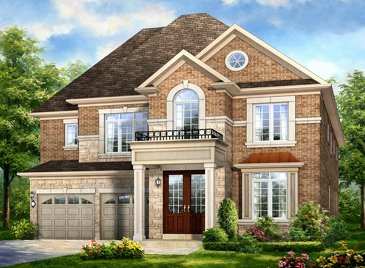 The Treeline new home model plan at the Mount Pleasant (RH) by Rosehaven Homes in Brampton