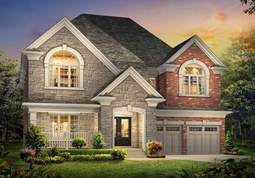 The Classic 5 new home model plan at the The Ravines of Credit Valley by Muirland in Brampton