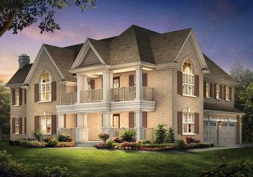 The Springbook 5 new home model plan at the The Ravines of Credit Valley by Muirland in Brampton