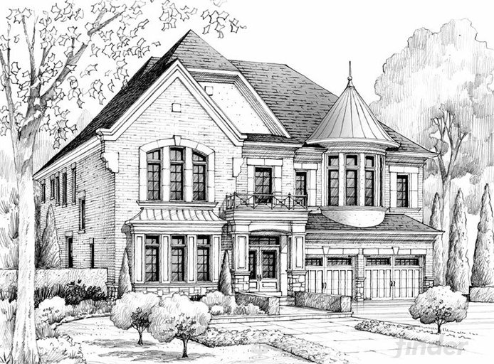 Regent floor plan at King's Manor Estates by Bremont Homes in Brampton, Ontario